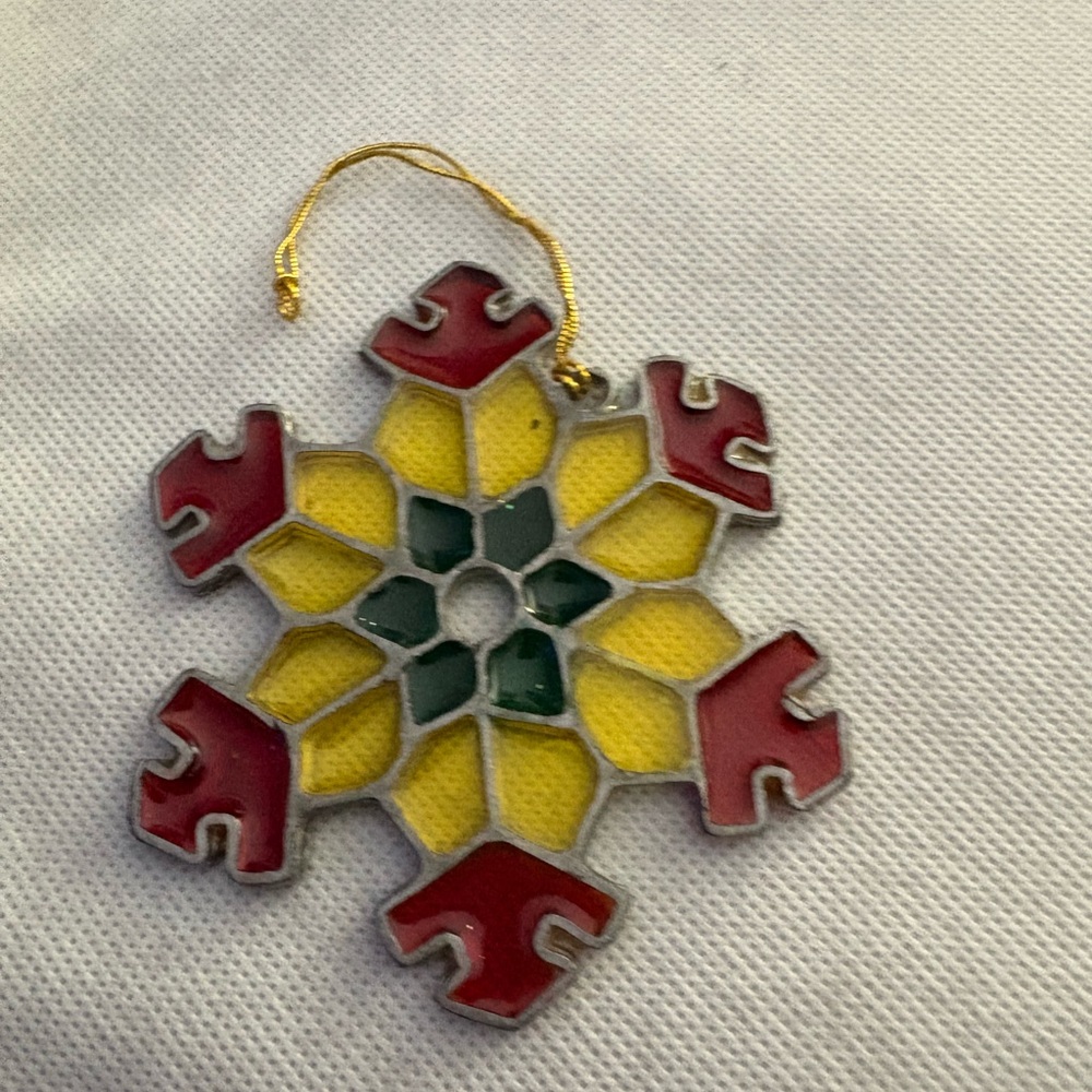 Vintage Kurt s Adler ornament Red, Yellow, Green